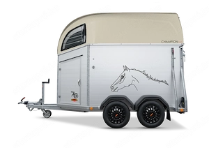 Új limitált szériás - Böckmann Champion - 2 lovas lószállító utánfutó akciósan bruttó 4.190.000 Ft