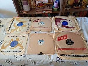 Bakelit gramofon lemez 78 35db 50000ft óbuda vegyesen   - kép 2