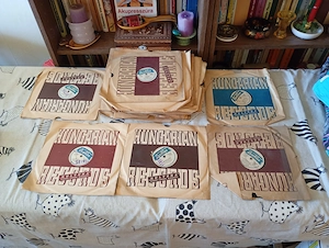 Bakelit gramofon lemez 78 35db 50000ft óbuda vegyesen   - kép 5