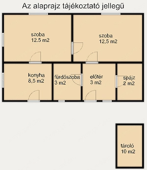Kiskunhalas belváros szívében 2 szobás kis ház, kedvező áron eladó! - kép 2