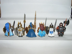 Lego Castle figurák Kerekasztal lovagjai Arthur Király Sir Lancelot Kay Sir Gaheris lovag figura ÚJ - kép 6