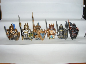 Lego Castle figurák Kerekasztal lovagjai Arthur Király Sir Lancelot Kay Sir Gaheris lovag figura ÚJ - kép 4