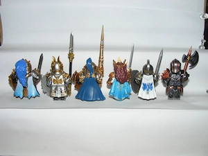 Lego Castle figurák Kerekasztal lovagjai Arthur Király Sir Lancelot Kay Sir Gaheris lovag figura ÚJ - kép 7