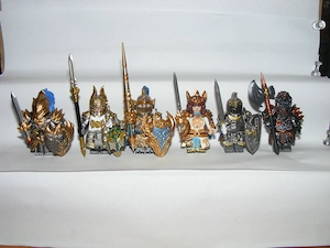 Lego Castle figurák Kerekasztal lovagjai Arthur Király Sir Lancelot Kay Sir Gaheris lovag figura ÚJ - kép 3