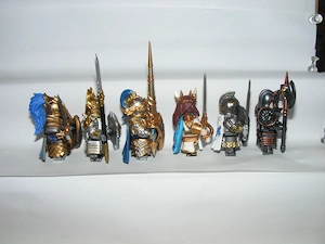 Lego Castle figurák Kerekasztal lovagjai Arthur Király Sir Lancelot Kay Sir Gaheris lovag figura ÚJ - kép 5