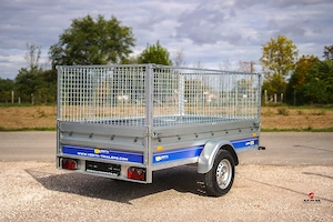 Akciós új billenős V250 utánfutó (250x135x37cm) rácsos magasítóval - bruttó 658.000 Ft - kép 6