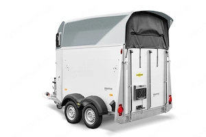 Új Humbaur Equitos Alu Plus (2400kg) - 2 lovas lószállító utánfutó - most bruttó 4.490.000 Ft - kép 3