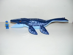 Lego Jurassic World dinoszaurusz figura Nagy Mosasaurus Moszaszaurusz dínó 32cm Új  - kép 4