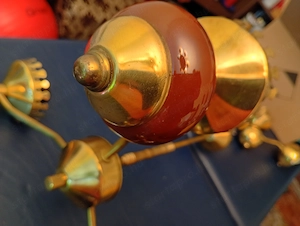 egy antik réz falikar.   30000ft óbuda burával együtt személyesen óbudán lakcimemen de előre fizetés - kép 10