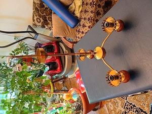 egy antik réz falikar.   30000ft óbuda burával együtt személyesen óbudán lakcimemen de előre fizetés - kép 9