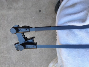 Ikarus 400 ablaktörlő kar dupla új beépített ablakmosó fej fúvóka - kép 8