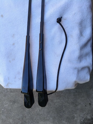 Ikarus 400 ablaktörlő kar dupla új beépített ablakmosó fej fúvóka - kép 9