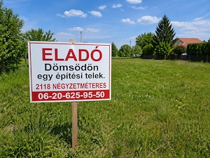 Eladó Épitési telek Dömsödön