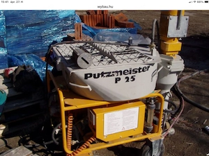 Vakológép bérbeadó,putzmeister vakológép - kép 3