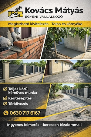 Kőműves munkát vállalok! - kép 5