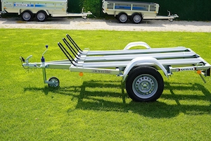 Új SEBAL - MU2 (2+1 sínes) motorszállító utánfutó akciósan bruttó 429.000 Ft - kép 2