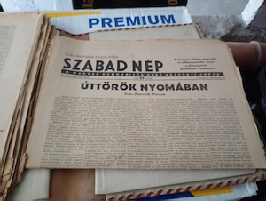 8db pl Szabad nép 1947-04-15   84. szám 3000ft óbuda A Magyar Kommunista Párt központi lapja 8db egy - kép 8