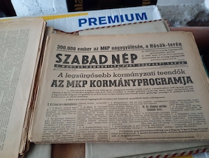 8db pl Szabad nép 1947-04-15   84. szám 3000ft óbuda A Magyar Kommunista Párt központi lapja 8db egy - kép 6