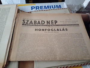 8db pl Szabad nép 1947-04-15   84. szám 3000ft óbuda A Magyar Kommunista Párt központi lapja 8db egy - kép 7