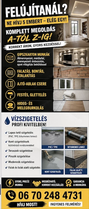 Lakás felújítás 