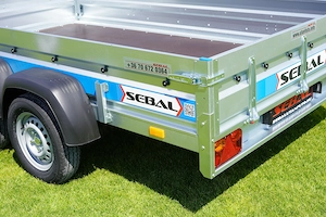 Csak májusban akciós új SEBAL - Solidus utánfutó (300x170x35cm) forgalomba helyezve most 821.000 Ft - kép 7
