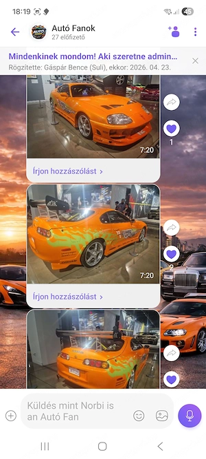 Autó Fanok a Viber-en!  - kép 4