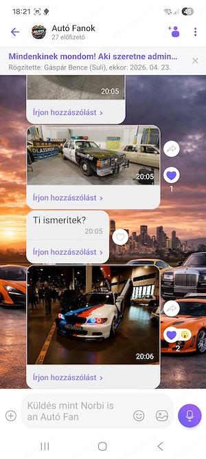 Autó Fanok a Viber-en!  - kép 7