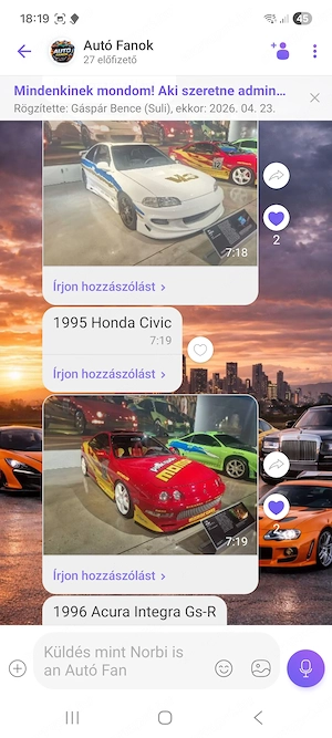 Autó Fanok a Viber-en!  - kép 5