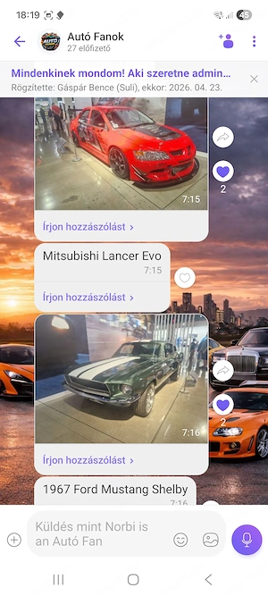 Autó Fanok a Viber-en!  - kép 6