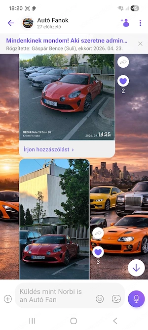 Autó Fanok a Viber-en!  - kép 8