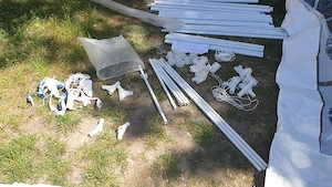 Party sátor eladó, 8m hosszú - kép 5