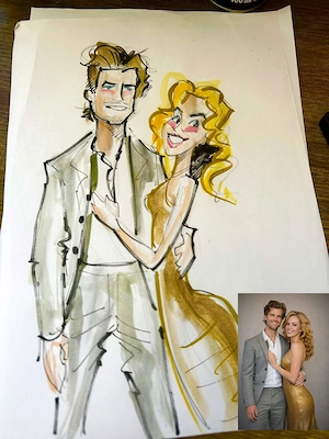 Karikatúrarajzolás Esküvőn és rendezvényeken! - kép 4
