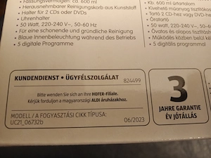 EASY Home UC21 Ultrahangos tisztító, ékszertisztító 7000ft óbuda 36 50 104 82 72 36 20 949 12 88 sze - kép 4