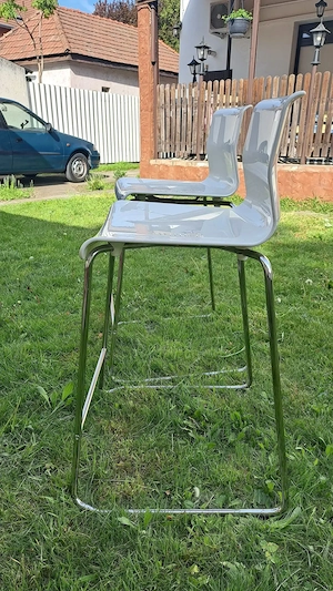 Ikeás Glenn fehér bárszékek féláron! - kép 2