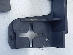 Hajlítható fekete járdaszegély ágyásszegély 75cmx4,5cm magas új - kép 4