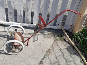 Gázpalack húzó szállító kocsi