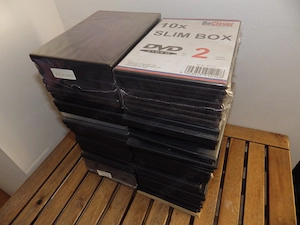 DVD tok vastag és slim 33+33db Újszerű  Siófok