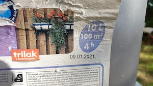 Trilak Trikolor vizesbázisú kerítéslazúr dió 8l eladó - kép 5