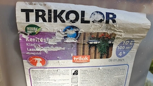 Trilak Trikolor vizesbázisú kerítéslazúr dió 8l eladó - kép 2