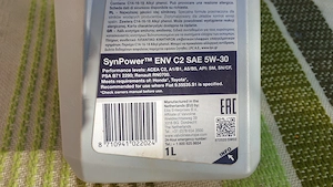 Valvoline SynPower 5W-30 teljesen szintetikus motorolaj 1l eladó - kép 5