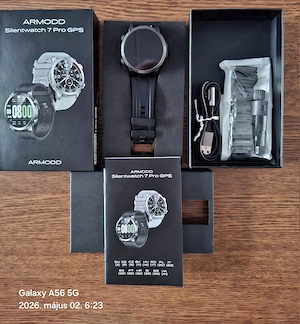 Okosóra, ARMODD Silentwatch 7 Pro GPS fekete - kép 2