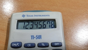 Texas Instruments TI-501 mini számológép eladó - kép 7