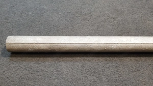 Magnézium anód rúd eladó, 230mm - 21mm, M6 csavar - kép 7