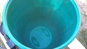 30 literes zöld műanyag hordó eladó, fedővel - kép 7