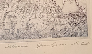 Kolozsvári Grandpierre Miklós szignózott grafika 19 100 - kép 5
