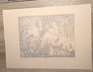Kolozsvári Grandpierre Miklós szignózott grafika 19 100 - kép 3