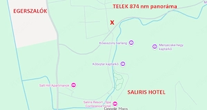 Egerszalókon eladó egy zártkerti ingatlan (művelés alól kivett), 874 nm panorámás Saliris Hotelre - kép 2