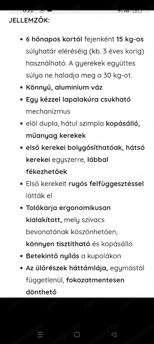 Iker babakocsi testvér babakocsi  - kép 2