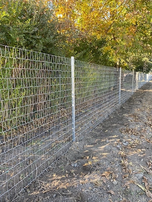 Drótkerítés,vadháló,trapézdrótháló,kerítésépítés,oszlop
