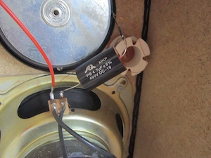 Orion HS-9 Mambó 4 Ohm retro hifi hangfal pár új kondenzátorokkal MKP 4.7 uF 400V   Hódmezővásárhely - kép 4